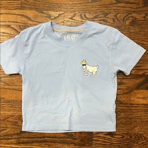 Girls GOAT cropped T shirt - Large